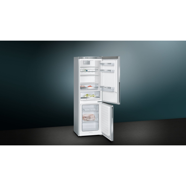 Siemens iQ500 KG36EALCA koel-vriescombinatie Vrijstaand 308 l C Roestvrijstaal - Afbeelding 3