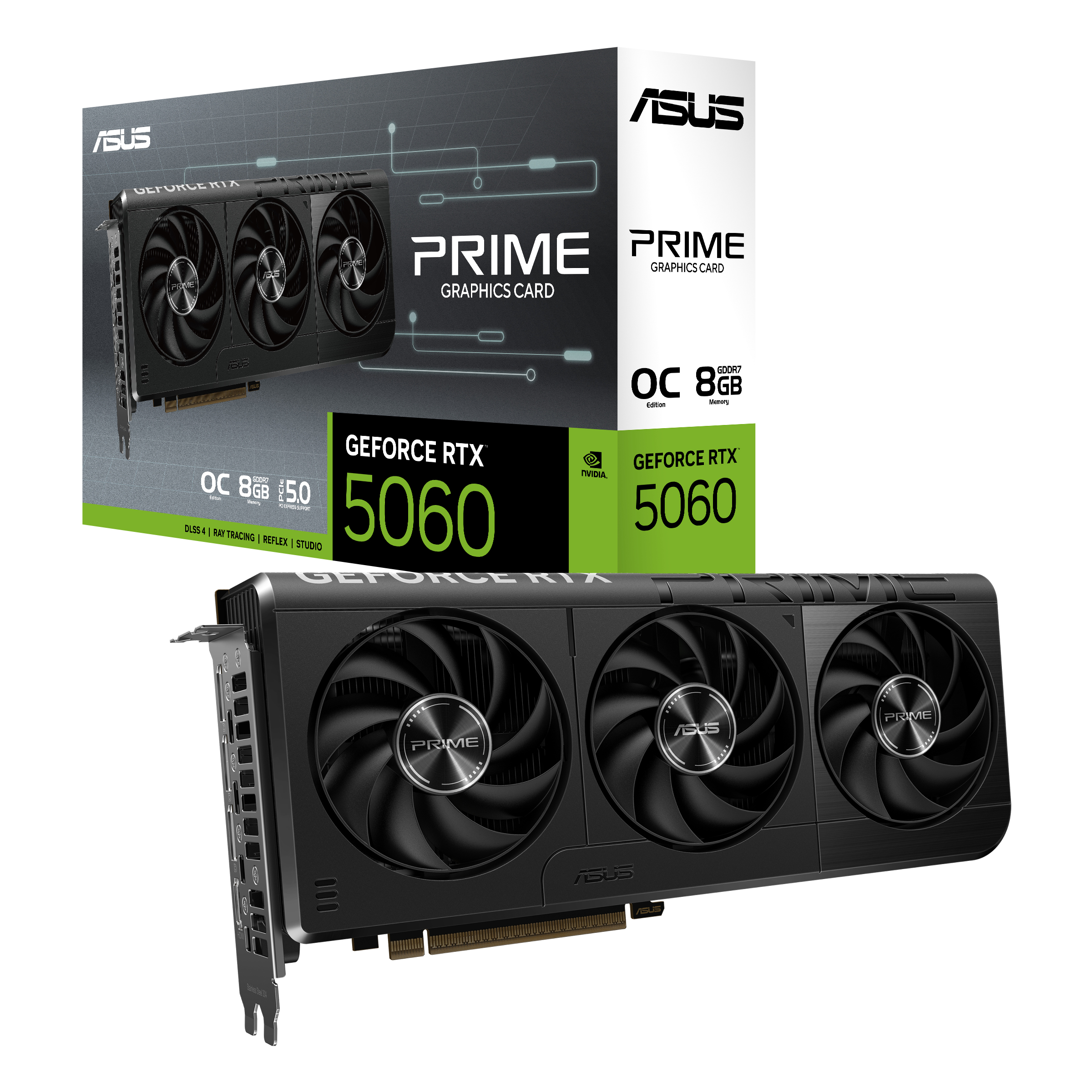 ASUS Prime -RTX5060-O8G NVIDIA GeForce RTX 5060 8 GB GDDR7 - Afbeelding 10