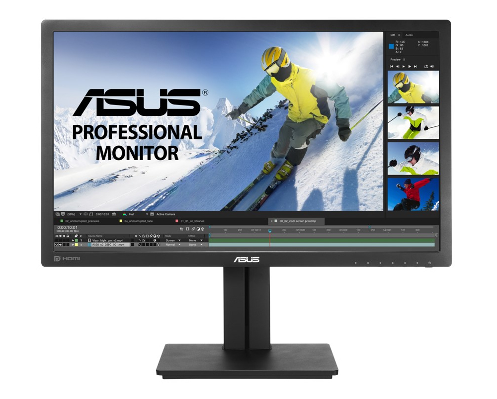 ASUS PB278QV computer monitor 68,6 cm (27") 2560 x 1440 Pixels Quad HD LED Zwart afbeelding