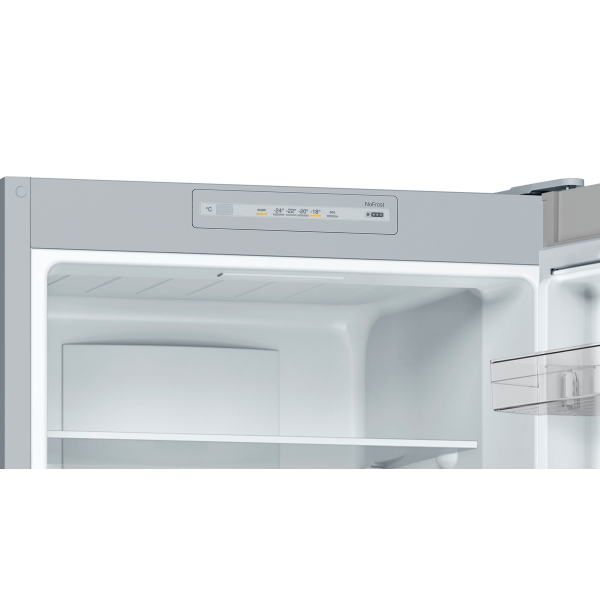 Bosch Serie 2 KGN33NLEB koel-vriescombinatie Vrijstaand 282 l E Roestvrijstaal - Afbeelding 4