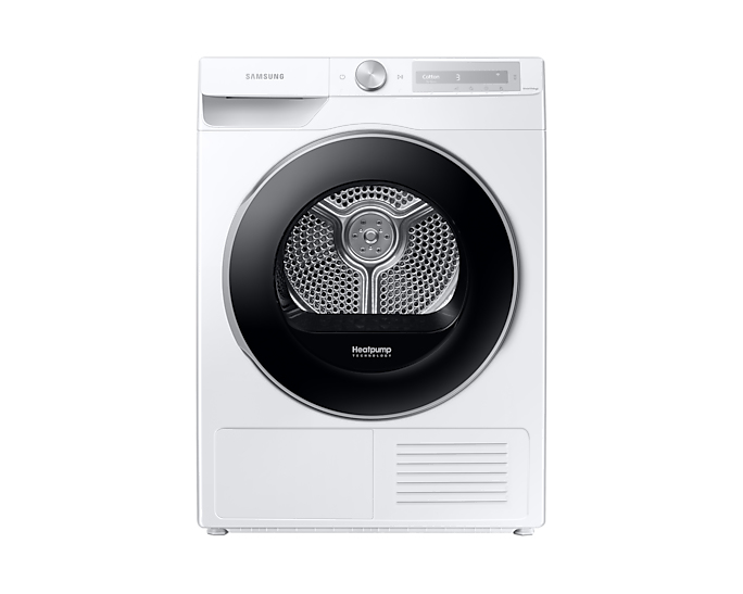 Samsung DV80T6220LH wasdroger Vrijstaand Voorbelading 8 kg A+++ Wit afbeelding