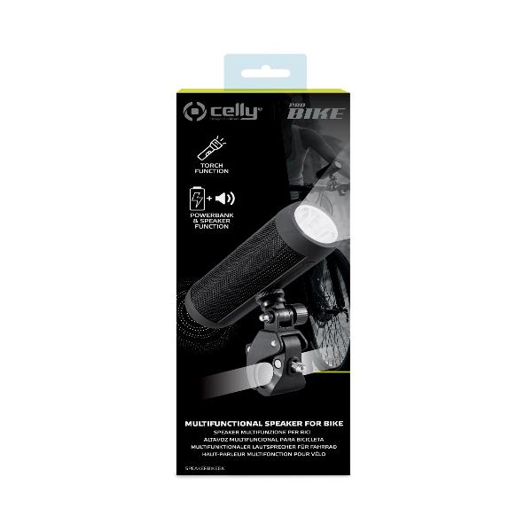 Celly SPEAKERBIKEBK Draagbare & party speaker Mono draadloze luidspreker Zwart 3 W - Afbeelding 4
