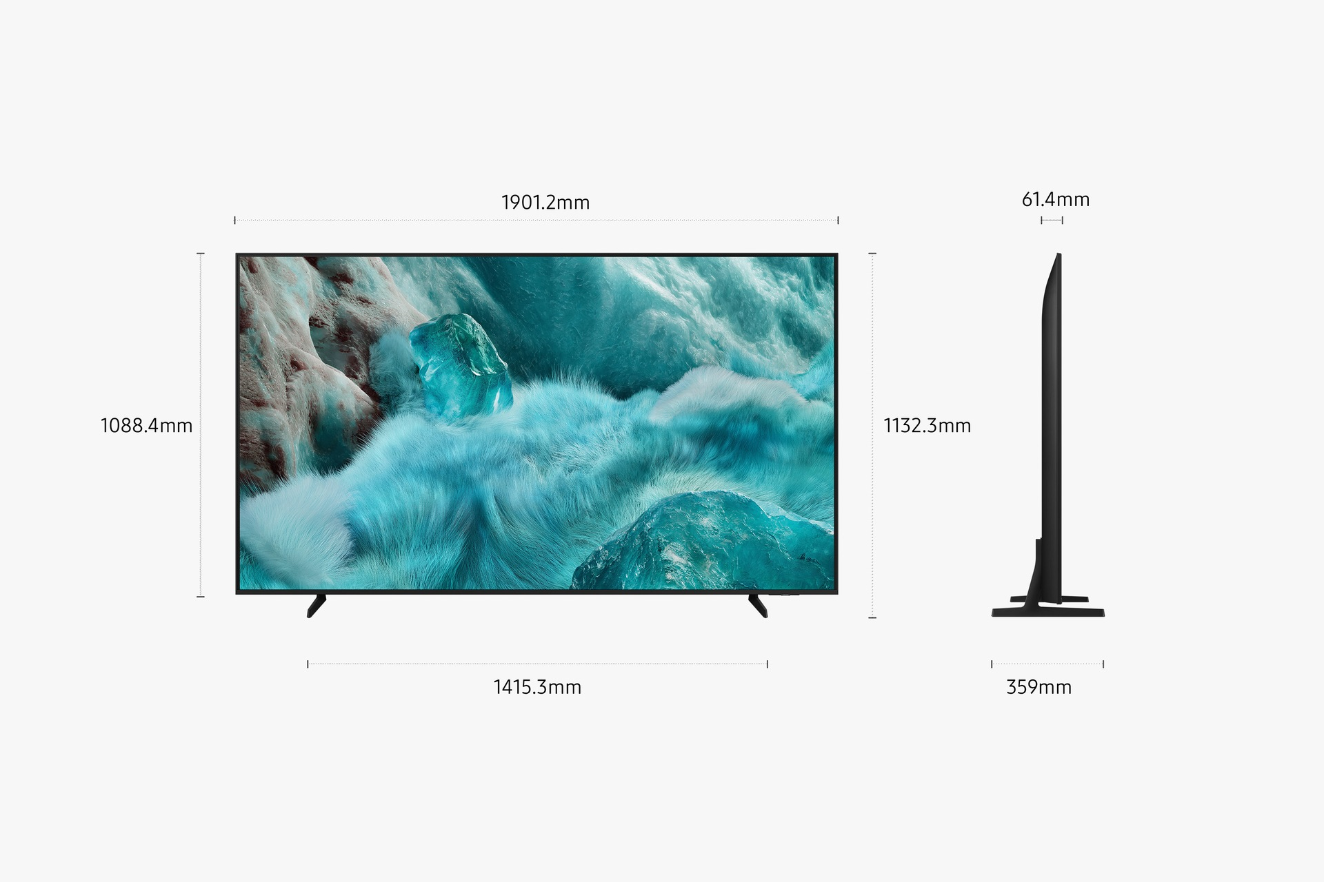 Samsung TQ85Q7FAAU 2,16 m (85") 4K Ultra HD Smart TV Wifi Zwart - Afbeelding 4