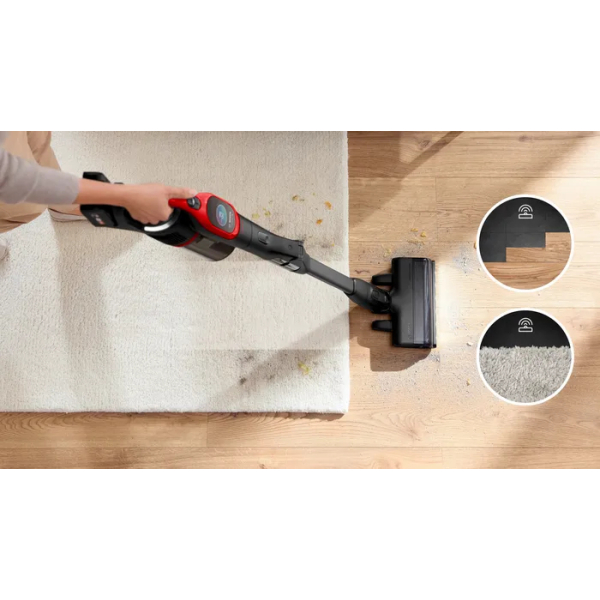Bosch BCS1041PET steelstofzuiger & elektrische bezem Batterij/Accu Droog HEPA Zakloos 0,4 l 23,5 W Zwart, Rood 4 Ah - Afbeelding 20