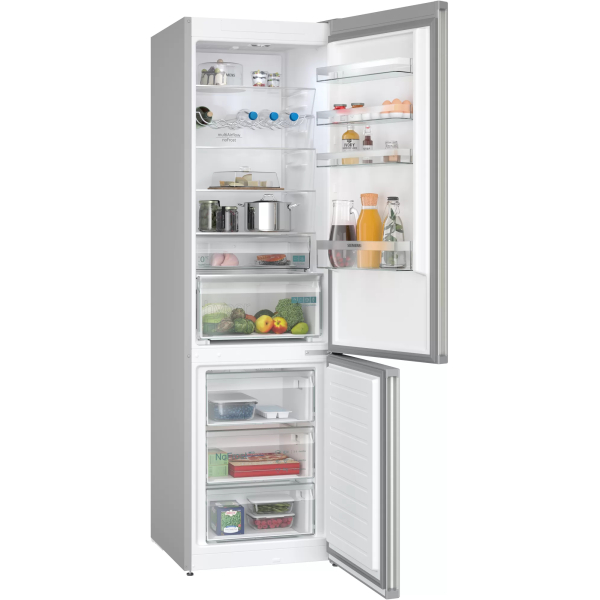 Siemens iQ300 KG39NXIBF koel-vriescombinatie Vrijstaand 363 l B Roestvrijstaal - Afbeelding 2