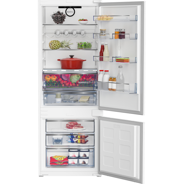 Beko BCNE400E40SN koel-vriescombinatie Ingebouwd 370 l E Wit - Afbeelding 2