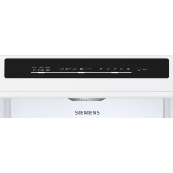 Siemens iQ300 KG36N2ICF koel-vriescombinatie Vrijstaand 321 l C Roestvrijstaal - Afbeelding 3