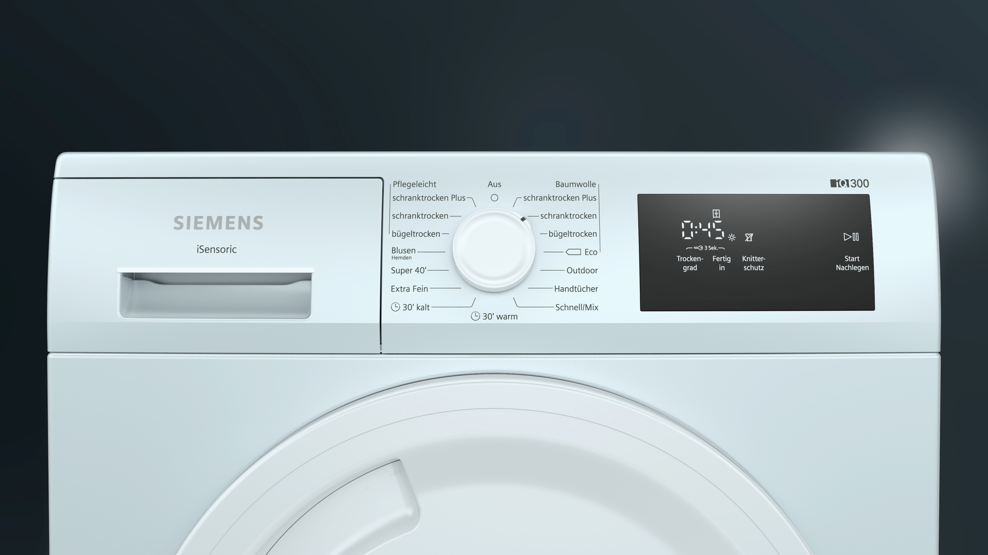 Siemens iQ300 WT43H003 wasdroger Vrijstaand Voorbelading 7 kg A+ Wit - Afbeelding 3