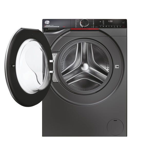Hoover H-WASH 700 H7W4 49MBCR-S wasmachine Voorbelading 9 kg 1400 RPM Antraciet - Afbeelding 2