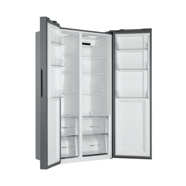 Haier SBS 90 Serie 3 HSR3918ENPG amerikaanse koelkast Vrijstaand 528 l E Zilver - Afbeelding 4