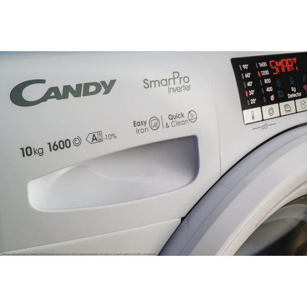 Candy Smart Pro COW 4644TWM6/1-S Was-droogcombinatie Vrijstaand Voorbelading Wit E - Afbeelding 19
