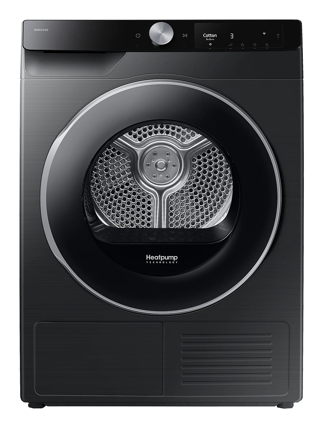 Samsung DV6000T wasdroger Vrijstaand Voorbelading 9 kg A+++ Zwart afbeelding