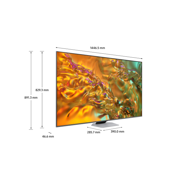 Samsung TQ65Q80DAT 165,1 cm (65") 4K Ultra HD Smart TV Wifi Zilver - Afbeelding 4