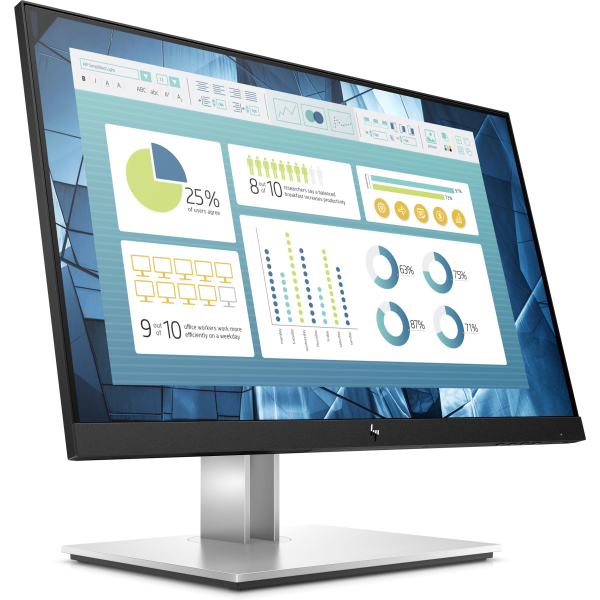 HP E-Series E22 G4 computer monitor 54,6 cm (21.5") 1920 x 1080 Pixels Full HD LCD Zwart, Zilver - Afbeelding 4