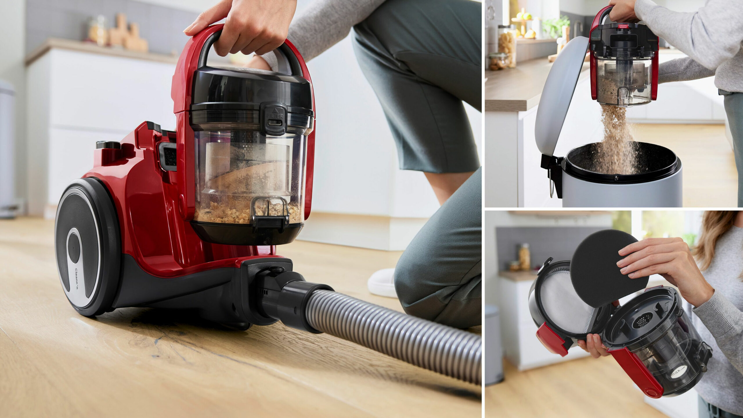 Bosch Serie 2 BGC05AAA2 stofzuiger 1,5 l Cilinderstofzuiger Droog Zakloos - Afbeelding 3