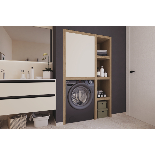 Candy RapidÓ RO6106DWMRR7/1-S wasmachine Voorbelading 10 kg 1600 RPM Antraciet - Afbeelding 12
