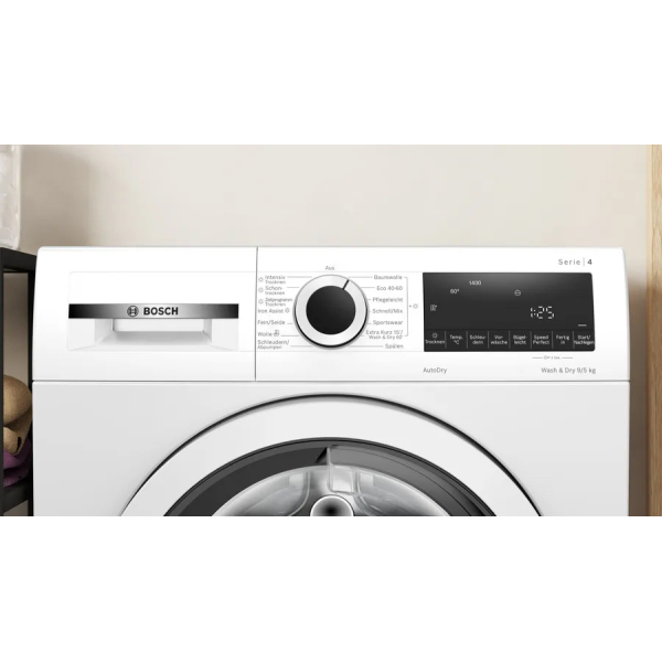Bosch Serie 4 WNA13441 Was-droogcombinatie Vrijstaand Voorbelading Wit E - Afbeelding 2