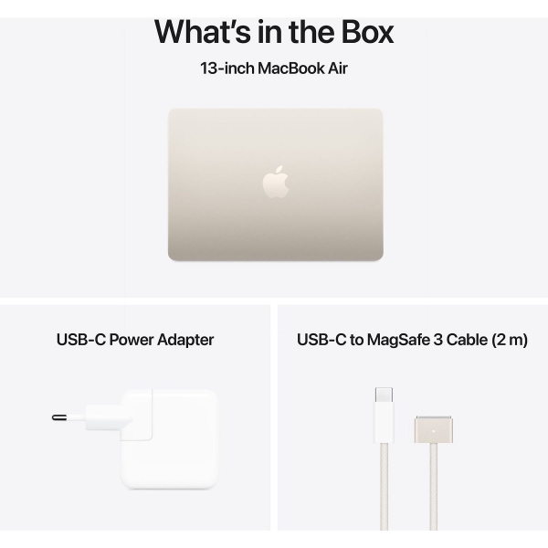 Apple MacBook Air 13-inch M4 (10 core CPU/8 core GPU) 16GB/256GB Sterrenlicht - Afbeelding 4