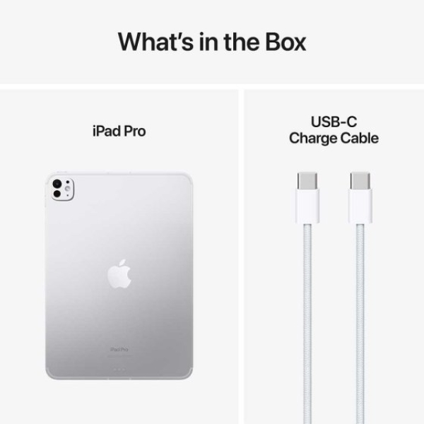 Apple iPad Pro (2024) Nano 11 inch 2 TB Wifi + 5G Zilver - Afbeelding 3