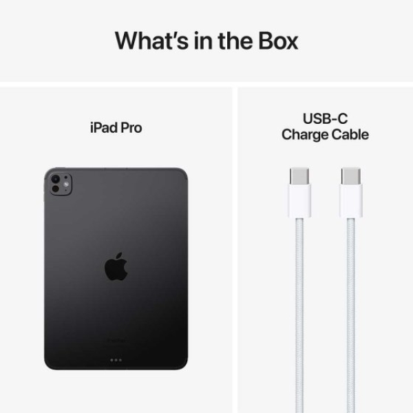Apple iPad Pro (2024) Nano 11 inch 2 TB Wifi + 5G Spacezwart - Afbeelding 3