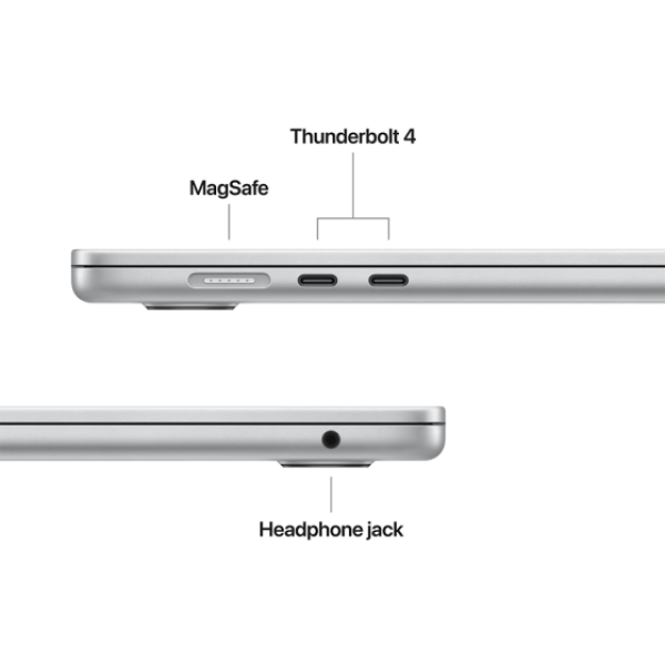 Apple MacBook Air 15-inch - M4 16 GB 256GB M4 10C-CPU & 10C-GPU (2025) Zilver - Afbeelding 3