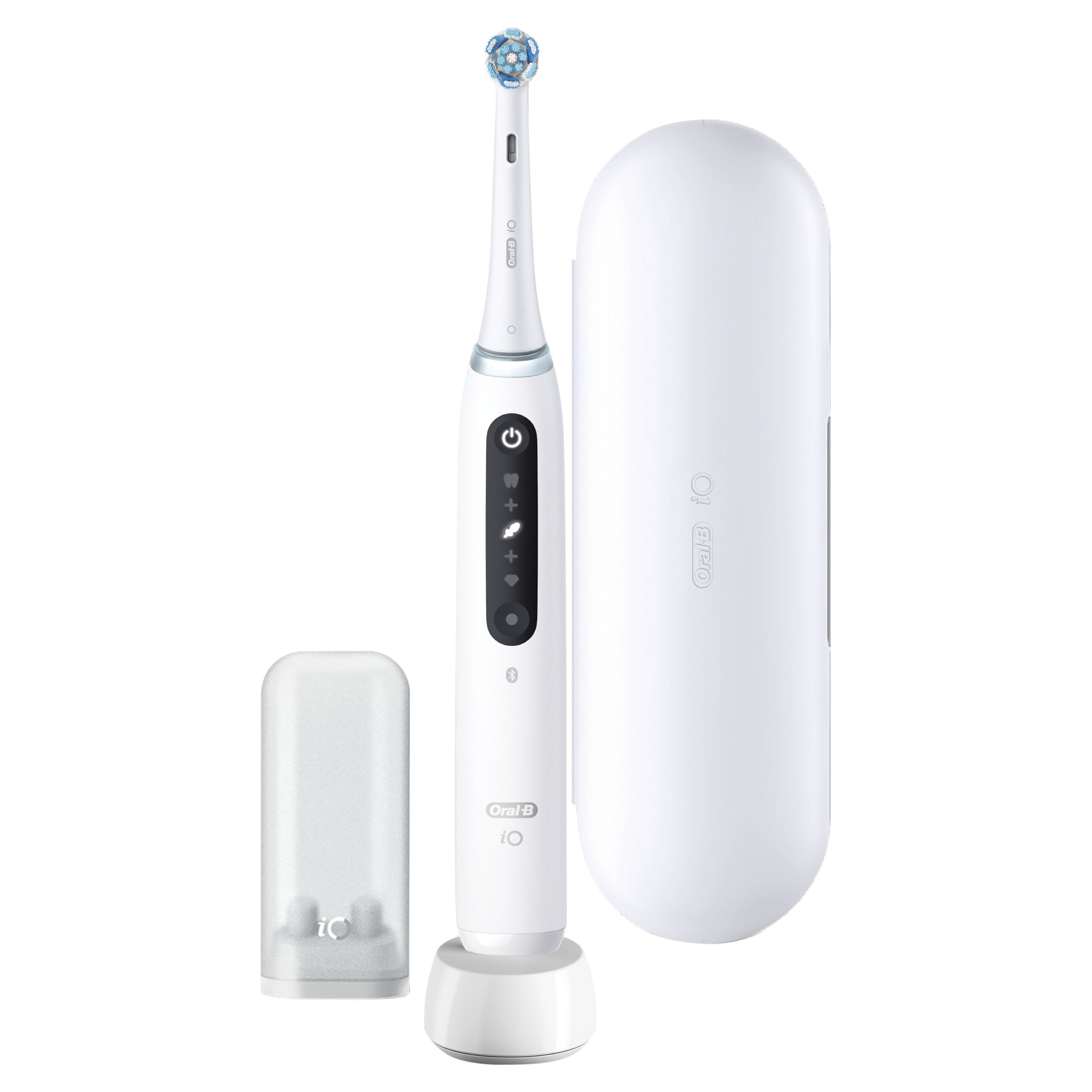 Oral-B iO Series 5 Volwassene Roterende-oscillerende tandenborstel Wit afbeelding