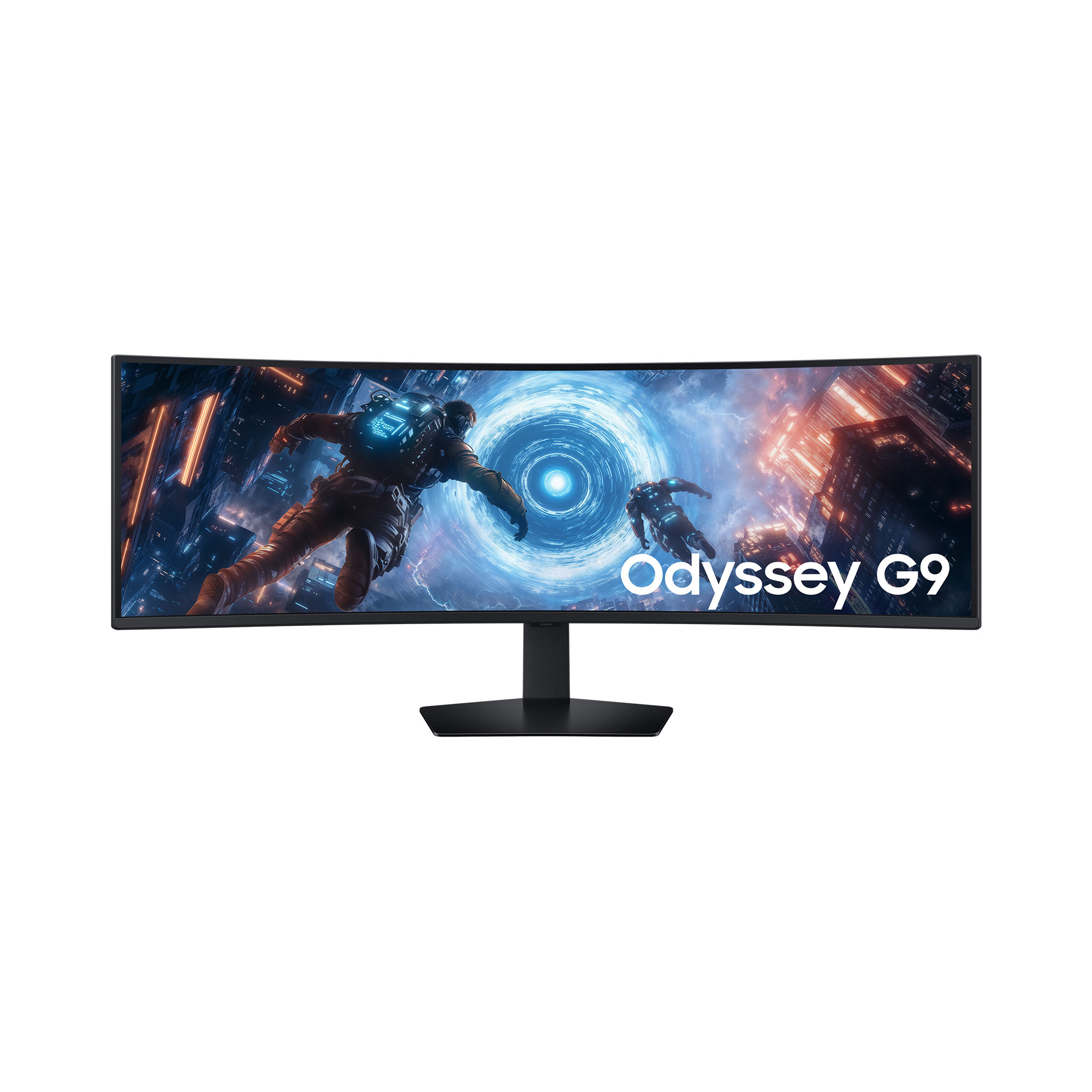 Samsung G91F computer monitor 124,5 cm (49") 5120 x 1440 Pixels Dual QHD LCD Zwart afbeelding