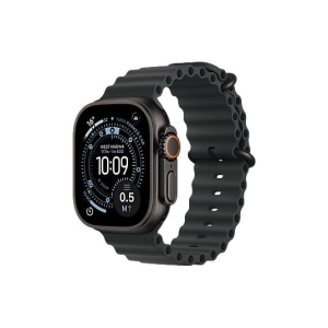 Apple Watch Ultra 3 GPS + Cellular - 49mm Black Titanium Case - Black Ocean Band Smartwatch Black