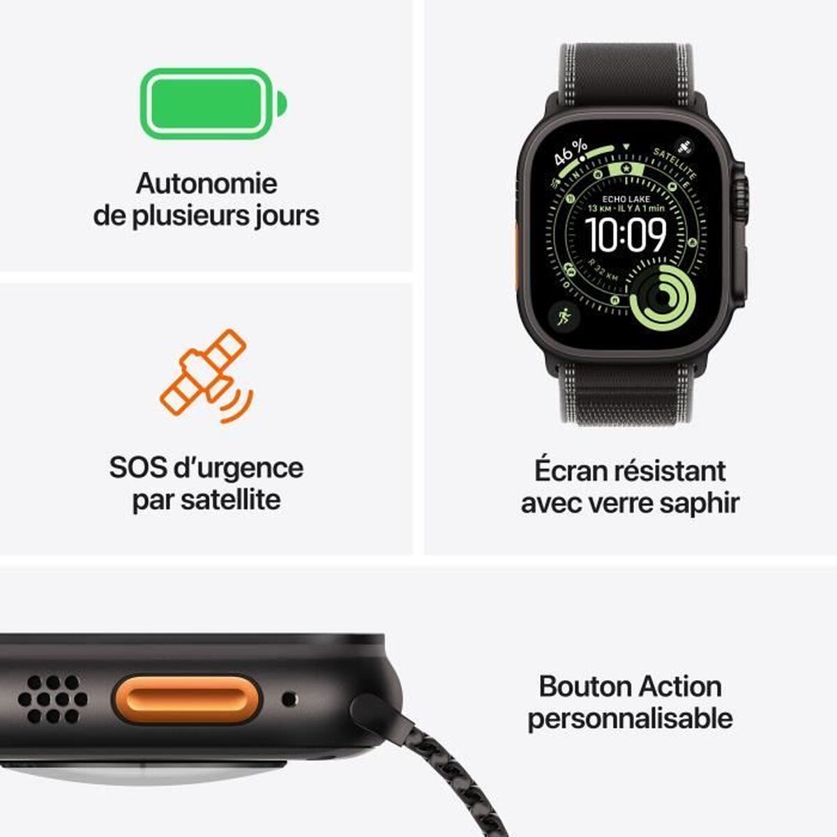 Smartwatch Apple Zwart 49 mm - Afbeelding 6