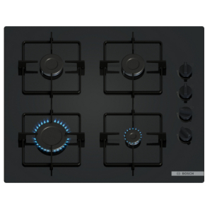 Bosch Serie 2 POP6B6K30 kookplaat Zwart Ingebouwd 60 cm Gaskookplaat 4 zone(s)