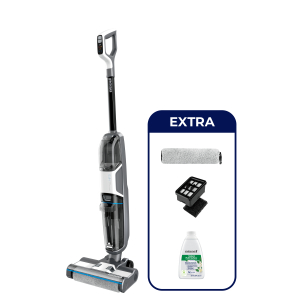 Bissell CrossWave HF3 Cordless Pro Verticale stofzuiger Batterij/Accu Droog en nat Zakloos 0 l 200 W Zwart, Zilver