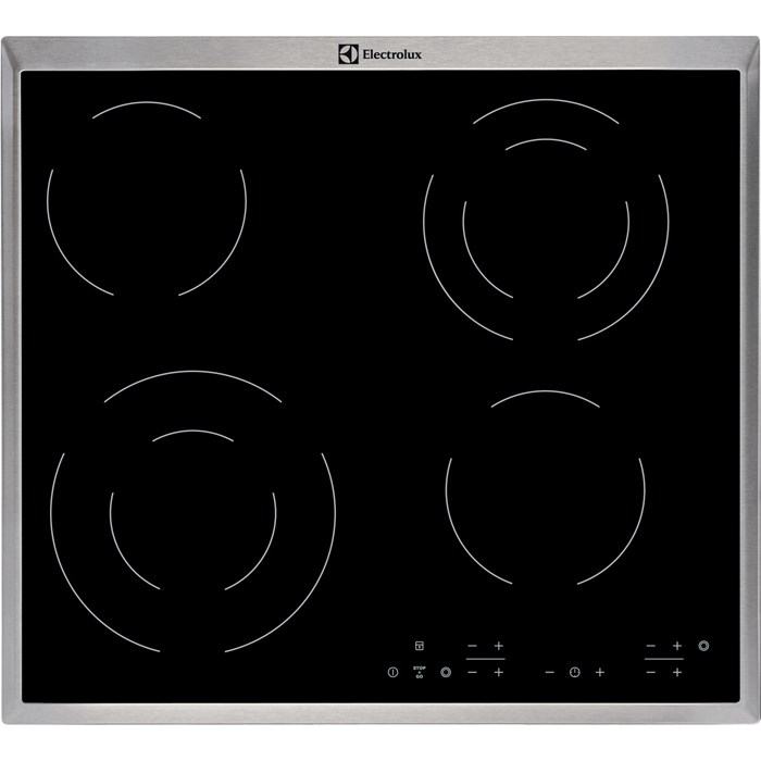 Electrolux EHF6342XOK kookplaat Zwart Ingebouwd Keramisch 4 zone(s)