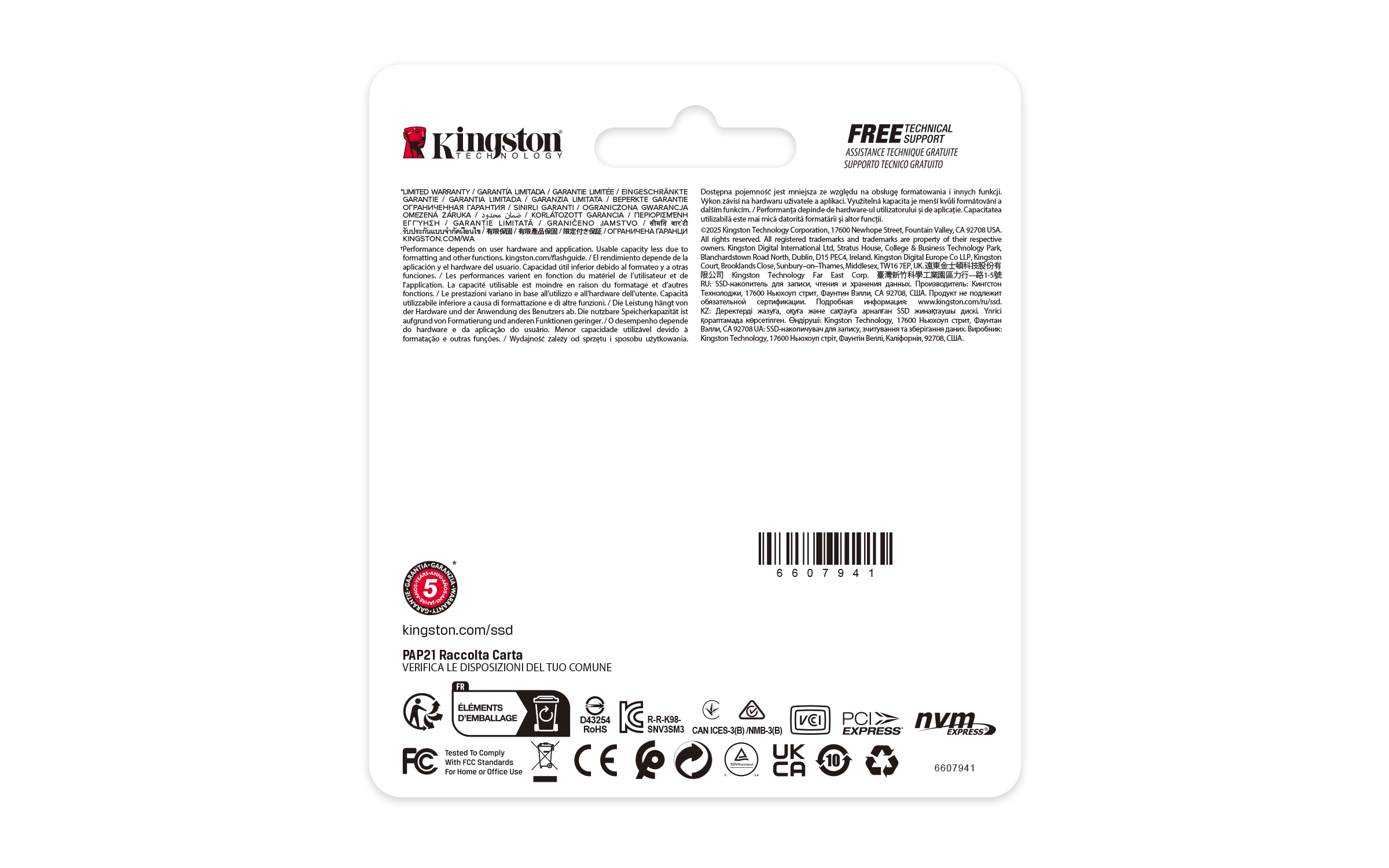 Kingston Technology 2000G NV3 M.2 2230 NVMe SSD - Afbeelding 4