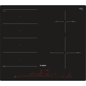 Bosch Serie 8 PXE601DC1E kookplaat Zwart Ingebouwd Inductiekookplaat zones 4 zone(s)