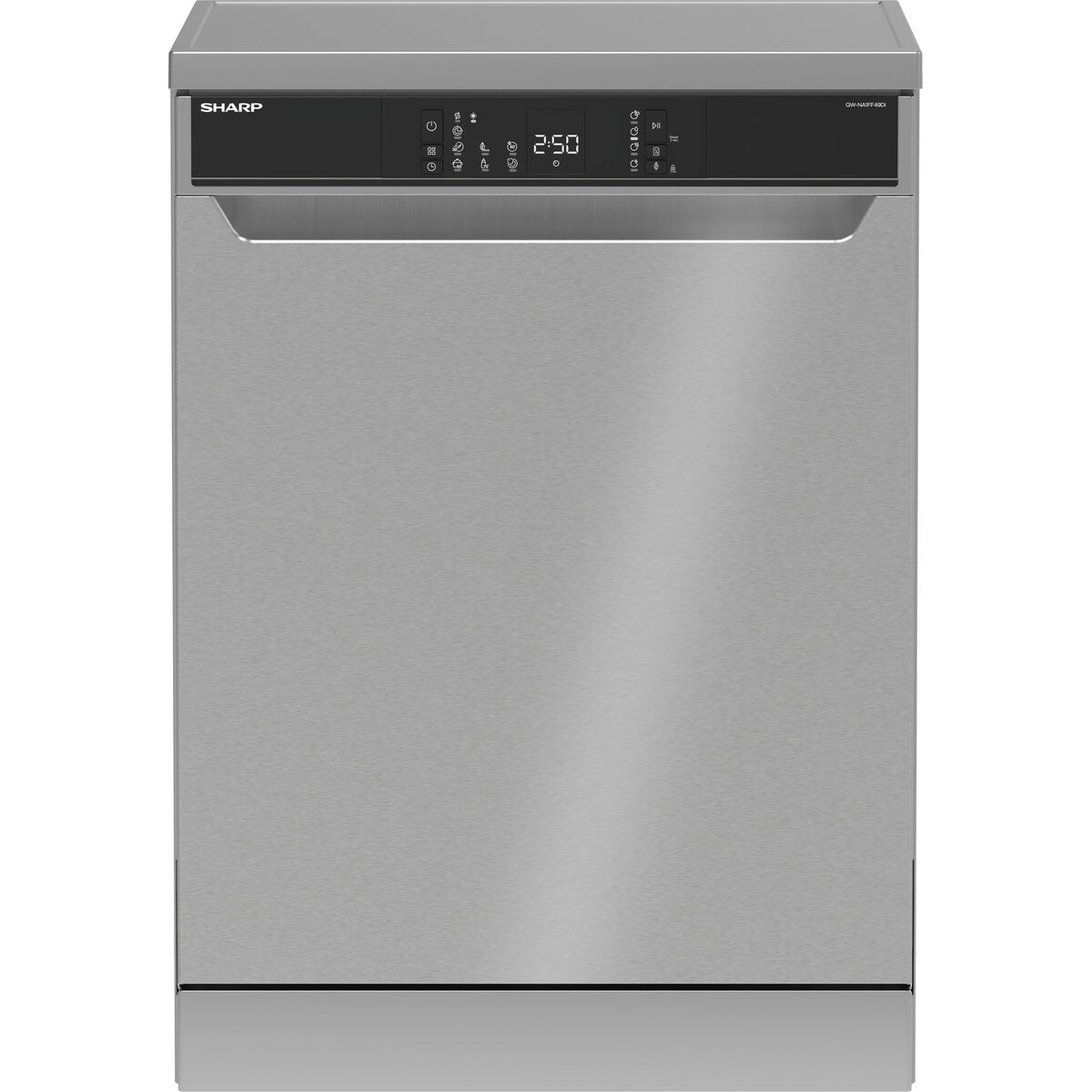 Vaatwasser Sharp QWNA1F49DI Staal 60 cm afbeelding