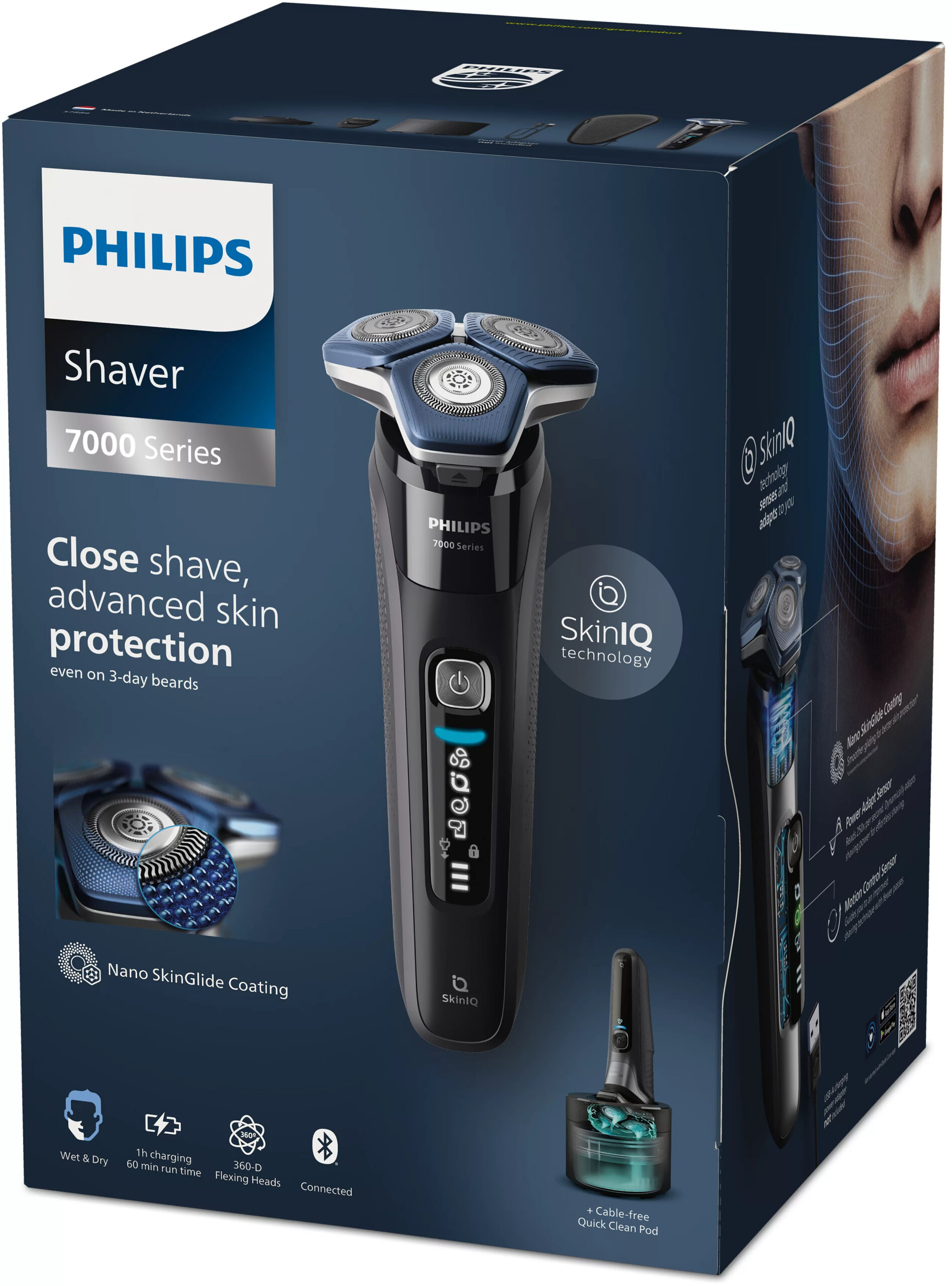 Philips SHAVER Series 7000 S7886/58 Elektrisch scheerapparaat voor nat en droog scheren - Afbeelding 2
