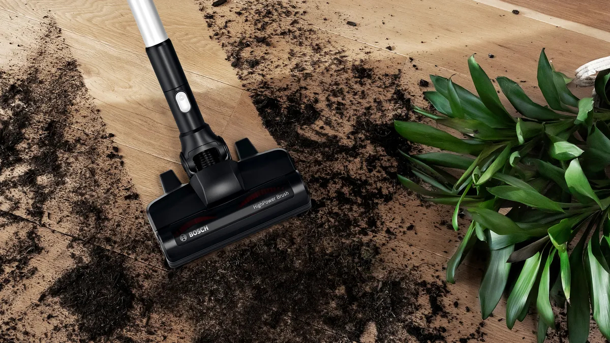 Bosch BSS715FRSH steelstofzuiger & elektrische bezem 2-in-1-steelstofzuiger Batterij/Accu Droog Zakloos 0,3 l Zwart, Zilver 5 Ah - Afbeelding 3