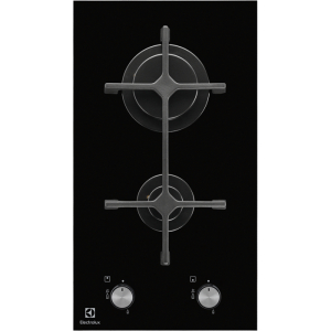 Electrolux EGC3322NVK Zwart Ingebouwd Gaskookplaat 2 zone(s)