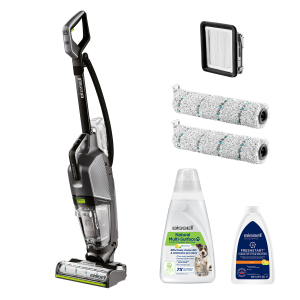Bissell CrossWave Hydrosteam Pet Pro Verticale stofzuiger AC Droog en nat Zakloos 0 l 1100 W Zwart, Zilver