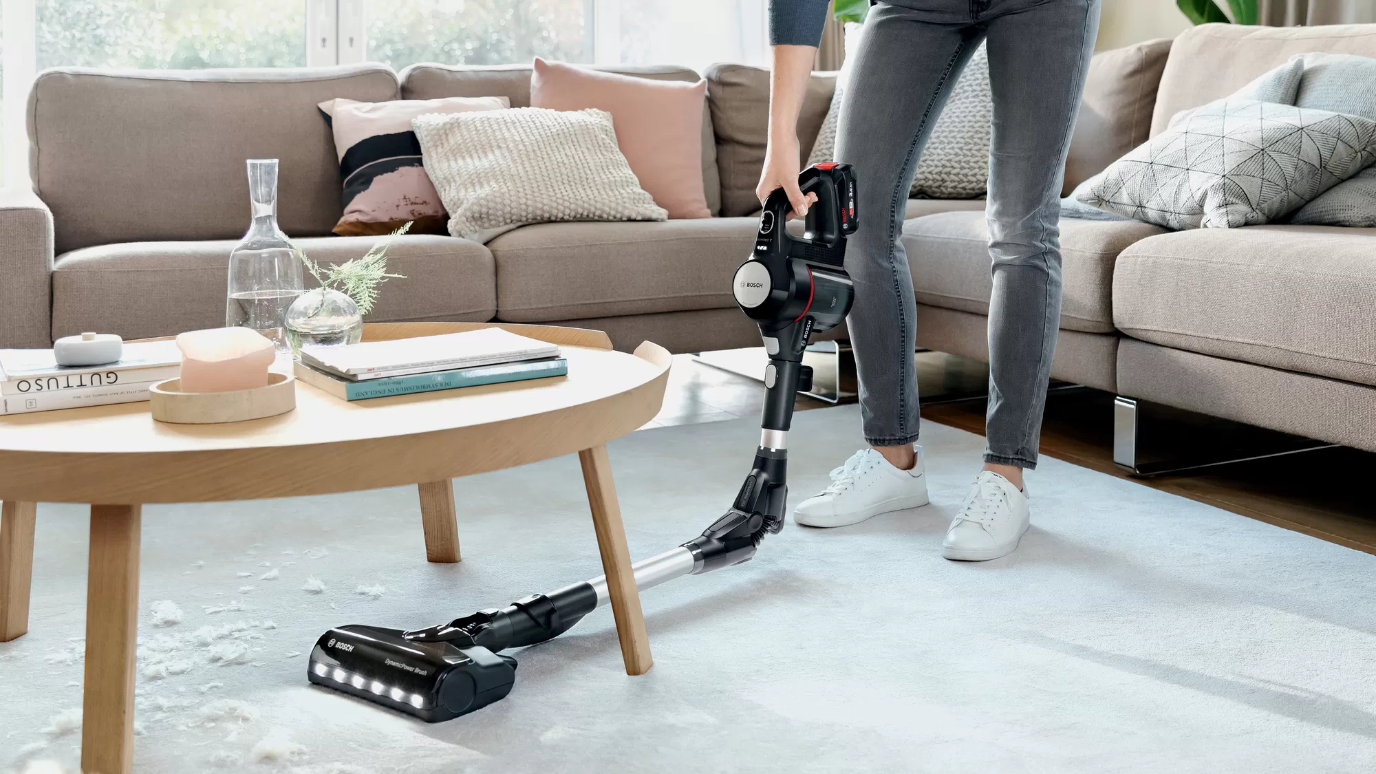 Bosch BCS711PET Steelstofzuiger Batterij/Accu Droog Zakloos 0,3 l Zwart, Rood 3 Ah - Afbeelding 3