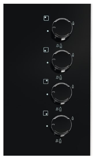 Electrolux EGG6407K Zwart Ingebouwd 59 cm Gaskookplaat 4 zone(s) - Afbeelding 5