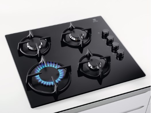 Electrolux EGG6407K Zwart Ingebouwd 59 cm Gaskookplaat 4 zone(s) - Afbeelding 7