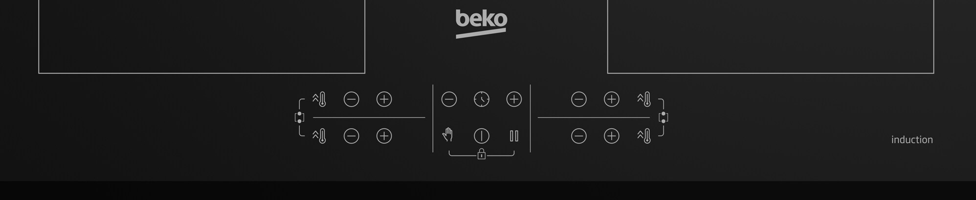 Beko HII64206F2MT Zwart Ingebouwd 60 cm Inductiekookplaat zones 4 zone(s) - Afbeelding 6