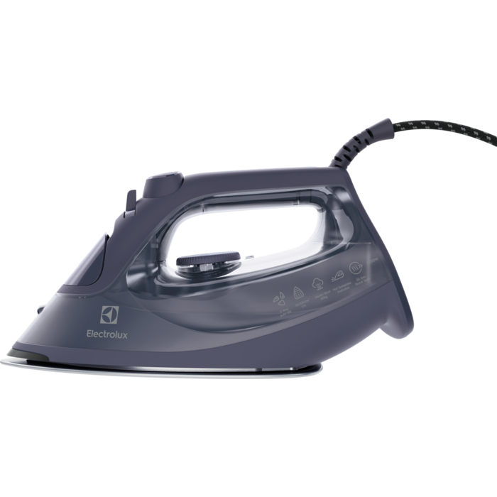 Electrolux E6SI1-4MN Droog- & stoomstrijkijzer Glissium-zoolplaat 2500 W Marineblauw - Afbeelding 2