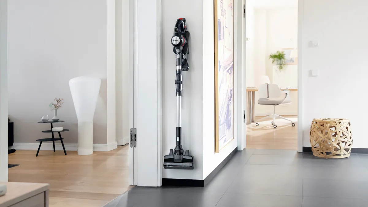 Bosch BSS715FRSH steelstofzuiger & elektrische bezem 2-in-1-steelstofzuiger Batterij/Accu Droog Zakloos 0,3 l Zwart, Zilver 5 Ah - Afbeelding 8