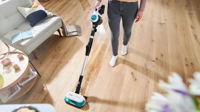 Bosch BCS71HYG1 steelstofzuiger & elektrische bezem Batterij/Accu Droog en nat HEPA Zakloos 0,3 l 23,5 W Zwart, Wit 3 Ah - Afbeelding 17