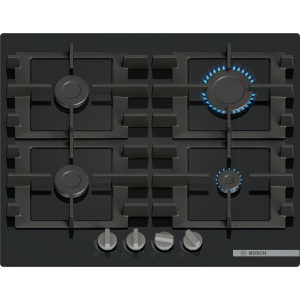 Bosch Serie 4 PNP6B6K40 kookplaat Zwart Ingebouwd 60 cm Gaskookplaat 4 zone(s)