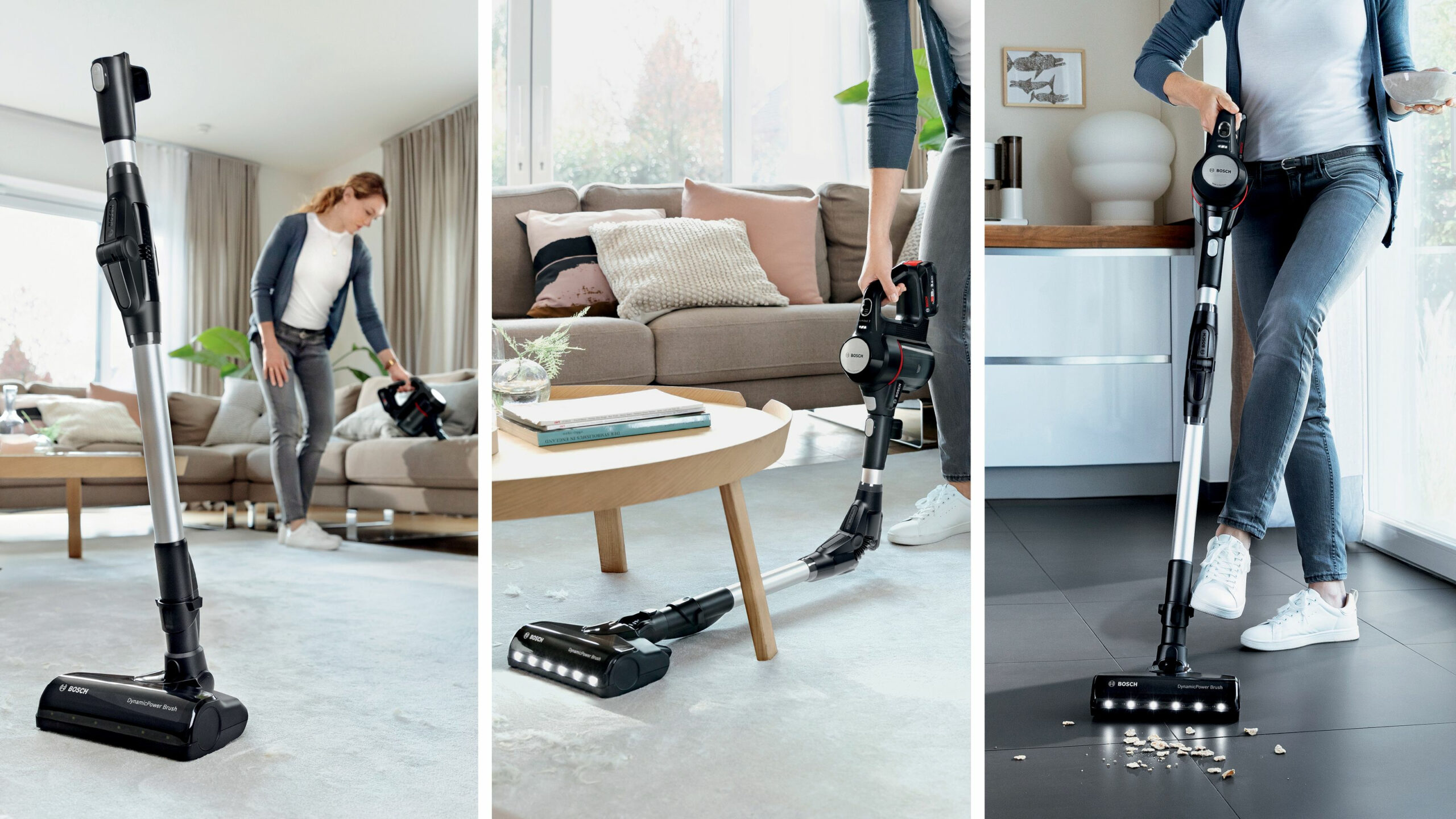 Bosch BCS711PET Steelstofzuiger Batterij/Accu Droog Zakloos 0,3 l Zwart, Rood 3 Ah - Afbeelding 2