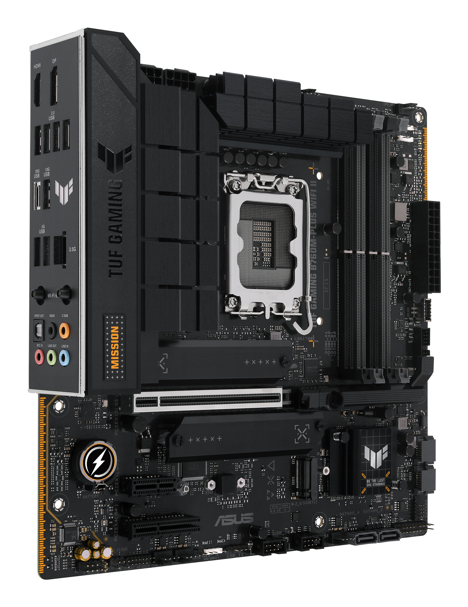 ASUS TUF GAMING B760M-PLUS WIFI II Intel B760 LGA 1700 micro ATX - Afbeelding 2