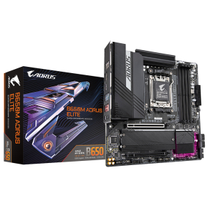GIGABYTE B650M AORUS ELITE moederbord AMD B650 Socket AM5 ATX